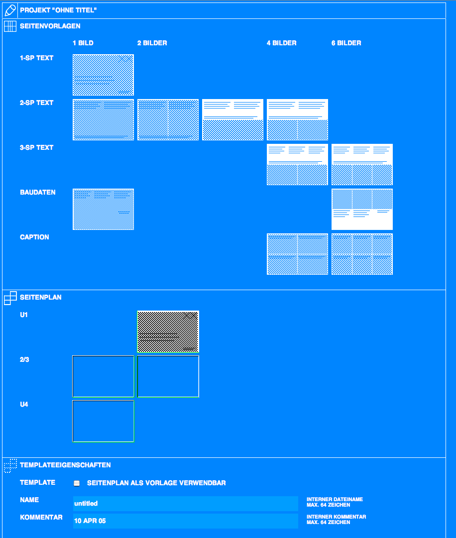 Editor Seitenplan